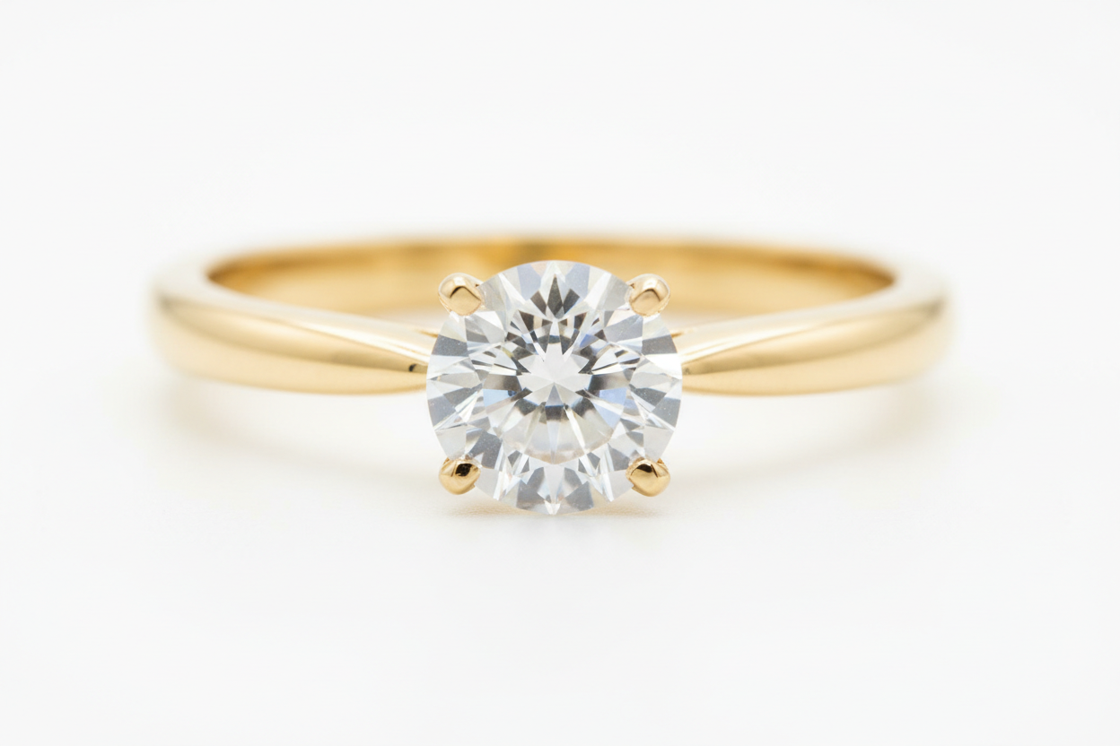 SOLITAIRE GOLD RING